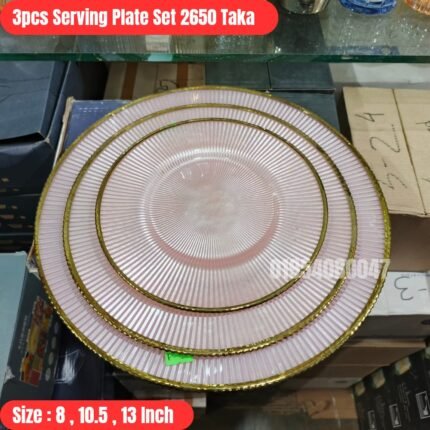 3 Pcs Serving Plate Set -302