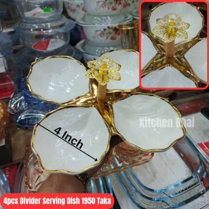 4 Pcs Divider Serving Dish