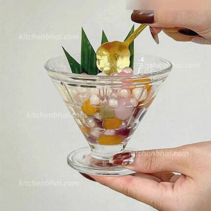 Premium Ice Cream/Dessert Cup Set- 6 Pcs Set - Step Design
