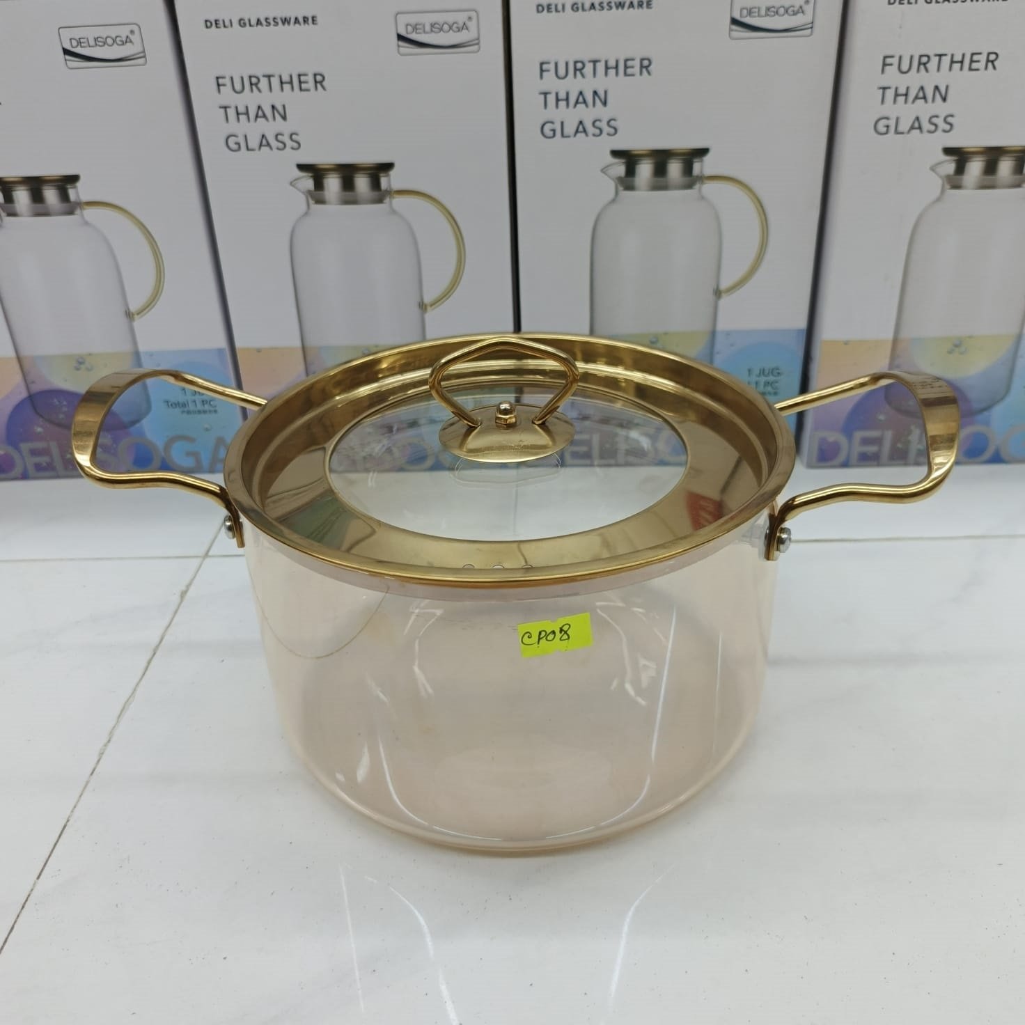 Borosilicate Heat Proof Cooking Pot 2590 Taka ( CP08 - MTFR )